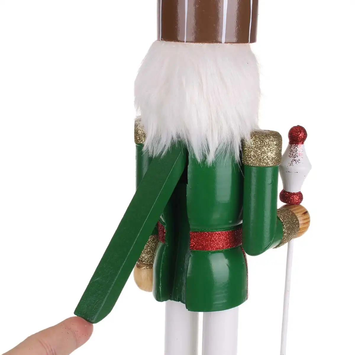 38cm Wooden Nutcracker Doll Puppet Figurines Christmas Decor Child Kids Gift Office Ornaments Home Decoration
38cm Wooden Nutcracker Doll Puppet Figurines Christmas Decor Child Kids Gift Office Ornaments Home Decoration