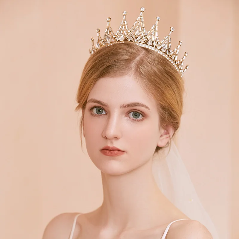 Bridal Crystal Wedding Tiaras Baroque Rhinestones Hair Jewelry Party Crowns Women Headpiece Crown Bride Wedding Hair Accessories
Bridal Crystal Wedding Tiaras Baroque Rhinestones Hair Jewelry Party Crowns Women Headpiece Crown Bride Wedding Hair Accessories