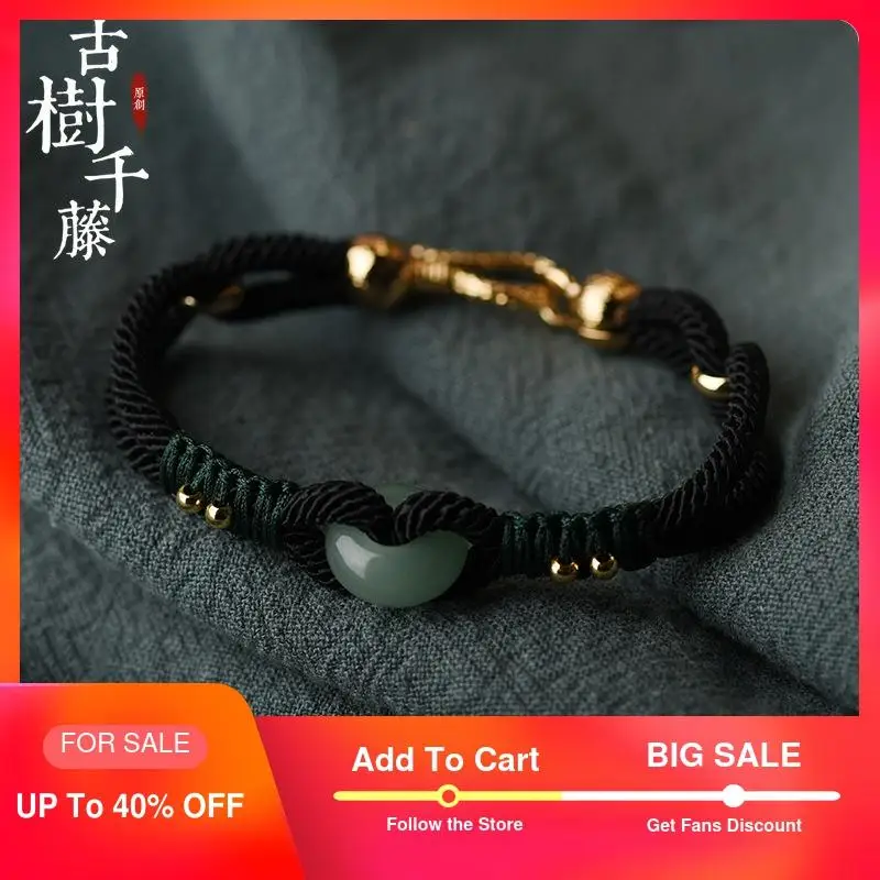 Vintage ethnic Black Bracelet Homme Charm Bracelet for Woman Stone bracelets & bangles Handmade Rope Chain Fashion Jewelry New
Vintage ethnic Black Bracelet Homme Charm Bracelet for Woman Stone bracelets & bangles Handmade Rope Chain Fashion Jewelry New