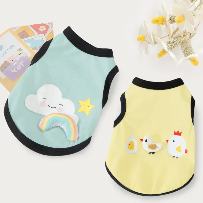 Summer clothes for dogs Vest Cartoon printing Cat vests Pet Clothes Breathable Shirts Clothes for small dog Chihuahua Yorkshire
Summer clothes for dogs Vest Cartoon printing Cat vests Pet Clothes Breathable Shirts Clothes for small dog Chihuahua Yorkshire