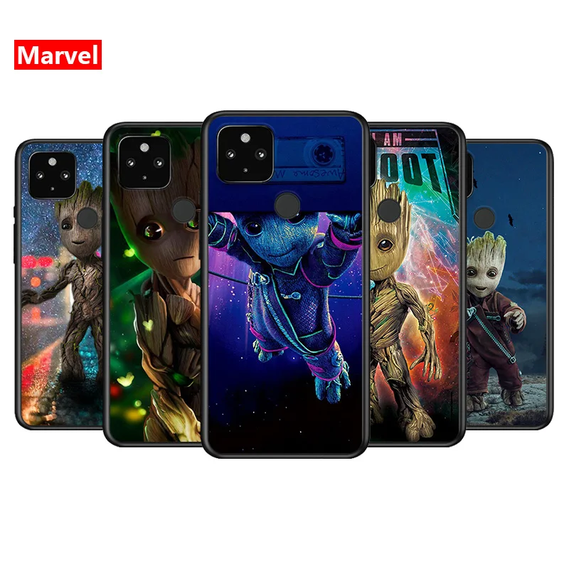 Marvel Super Hero Avengers Groot For Google Pixel 5 4A 5G 4 XL Soft Shell TPU Silicone Black Cover Phone Case
Marvel Super Hero Avengers Groot For Google Pixel 5 4A 5G 4 XL Soft Shell TPU Silicone Black Cover Phone Case