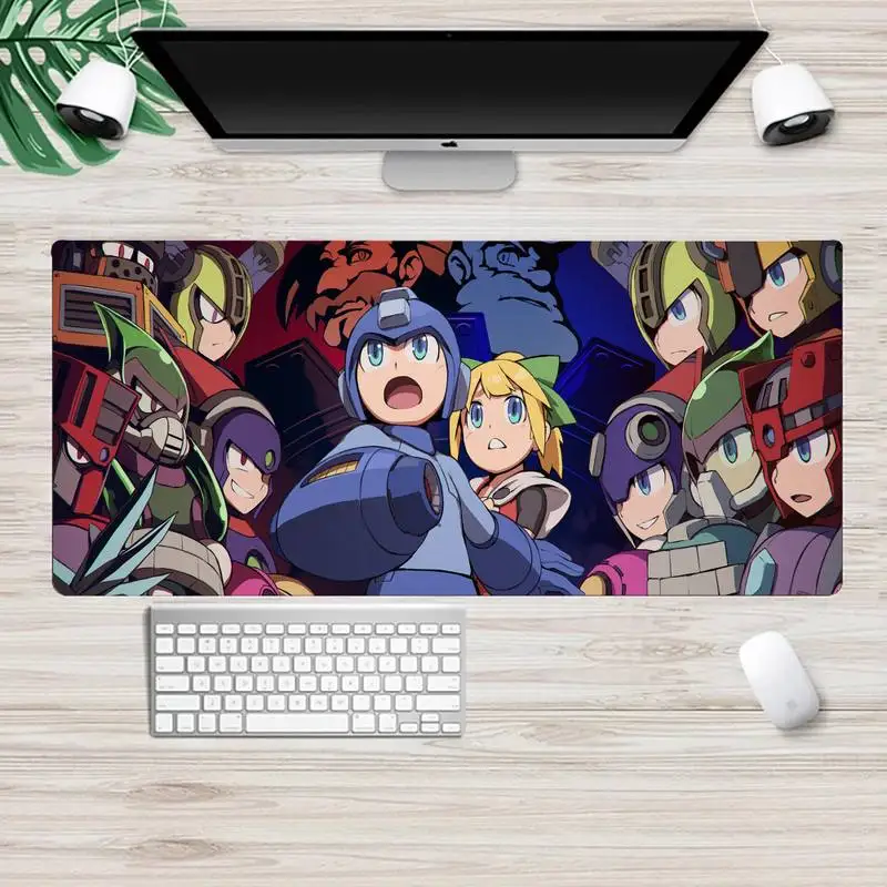 Mega man 11 Locking Edge Mouse Pad Game XL Large Gamer Keyboard PC Desk Mat Takuo Computer Tablet Mouse mat
Mega man 11 Locking Edge Mouse Pad Game XL Large Gamer Keyboard PC Desk Mat Takuo Computer Tablet Mouse mat
