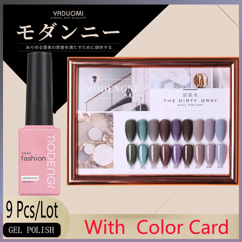 9PC Gel Nail Polish Set 15ml Gel Polish Nail Kit UV Gel Set For Nail Varnish Manicure Set For Nail Art Gel Nail Polish
9PC Gel Nail Polish Set 15ml Gel Polish Nail Kit UV Gel Set For Nail Varnish Manicure Set For Nail Art Gel Nail Polish