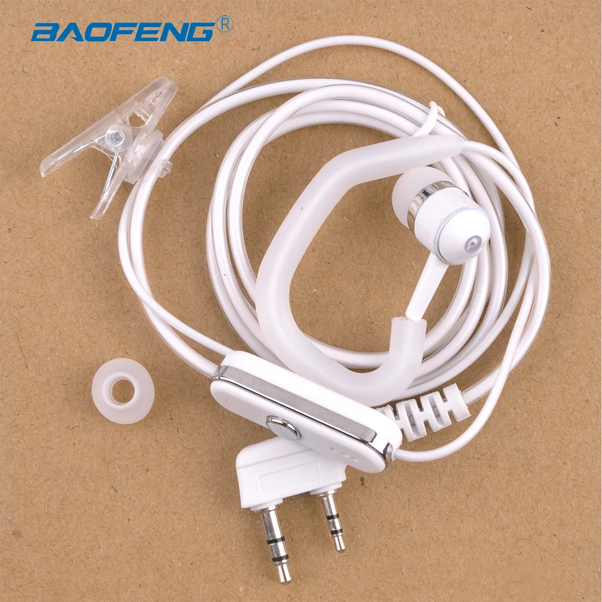 baofeng radio earbuds walkie talkie earphone with ptt in ear hook earpiece k port uv-5r headphones for protable radio headset
baofeng radio earbuds walkie talkie earphone with ptt in ear hook earpiece k port uv-5r headphones for protable radio headset