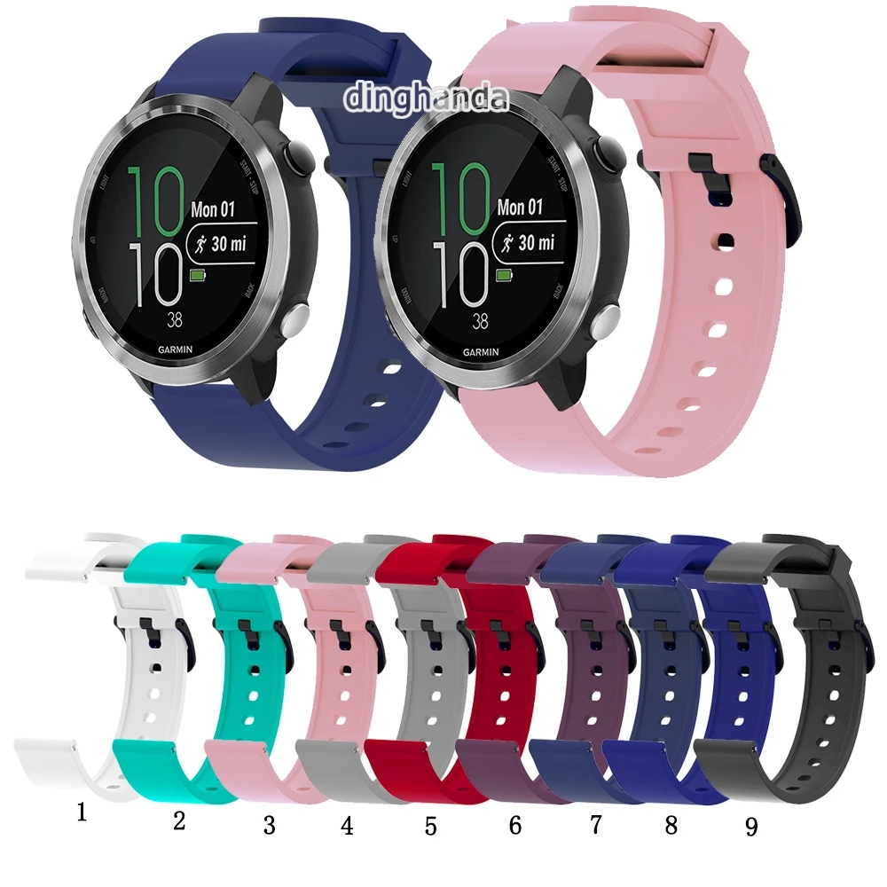20MM Soft Silicone Strap Watch Band For Garmin Vivoactive 3 /Venu Sq /Venu/forerunner245 245M 645 645M/Vivomove HR
20MM Soft Silicone Strap Watch Band For Garmin Vivoactive 3 /Venu Sq /Venu/forerunner245 245M 645 645M/Vivomove HR