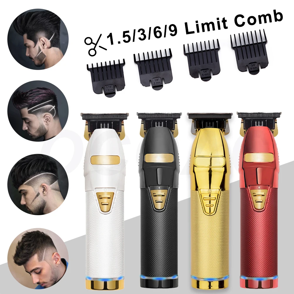 Cordless Electric Gold Hair Clippers For Men Rechargeable Hair Cutting Machine Professional Beard Barber Hair Trimmer
Cordless Electric Gold Hair Clippers For Men Rechargeable Hair Cutting Machine Professional Beard Barber Hair Trimmer