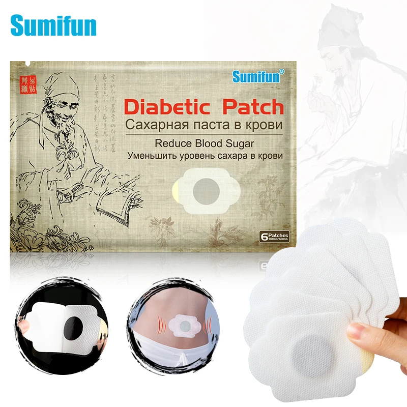Sumifun 6Pcs New Diabetic Patches 6Pcs Lower Blood Glucose Natural Herbs Control Blood Sugar Plasters Health Care K04701
Sumifun 6Pcs New Diabetic Patches 6Pcs Lower Blood Glucose Natural Herbs Control Blood Sugar Plasters Health Care K04701