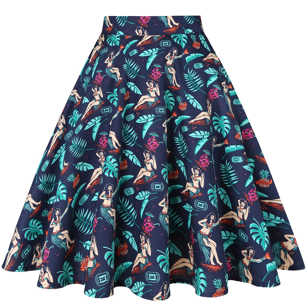 100% Cotton Skirt New Summer Hawaii Beauty Leaves Print Retro Vintage Swing High Waist Skirts Womens 2022 New School Short Skirt
100% Cotton Skirt New Summer Hawaii Beauty Leaves Print Retro Vintage Swing High Waist Skirts Womens 2022 New School Short Skirt