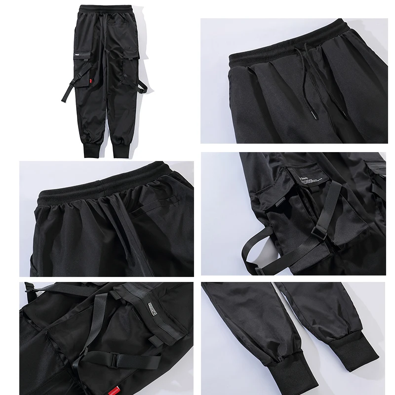 Men's overalls, hit color pockets, sweatpants, letter ribbon, casual hip-hop men's sweatpants, street style punk casual pants
Men's overalls, hit color pockets, sweatpants, letter ribbon, casual hip-hop men's sweatpants, street style punk casual pants