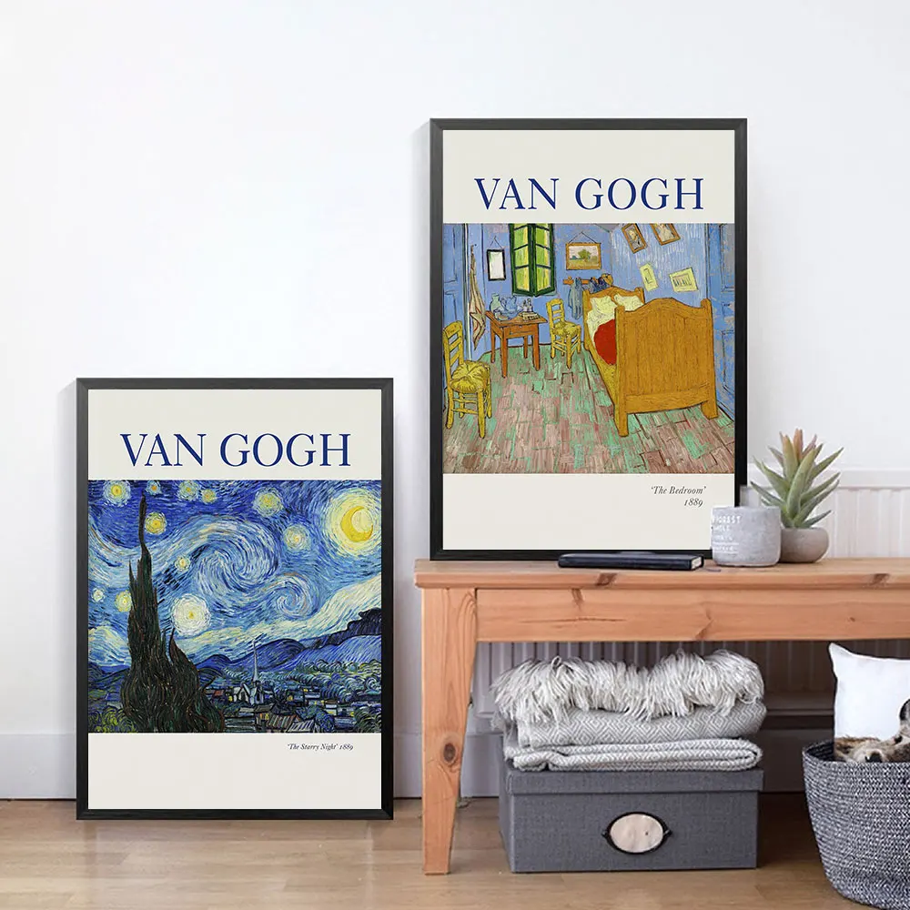 Van Gogh The Starry Night Poster Famous Vintage Art Print Abstract Retro Canvas Painting Modern Wall Picture Bedroom Home Decor 
Van Gogh The Starry Night Poster Famous Vintage Art Print Abstract Retro Canvas Painting Modern Wall Picture Bedroom Home Decor