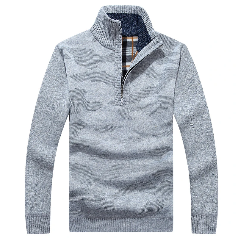 2020 New Men's Slim Fit Sweater Pullovers Male Autumn Winter Zipper Stand Collar Sweater Coat Knitted Pullover Tops Knitwear
2020 New Men's Slim Fit Sweater Pullovers Male Autumn Winter Zipper Stand Collar Sweater Coat Knitted Pullover Tops Knitwear