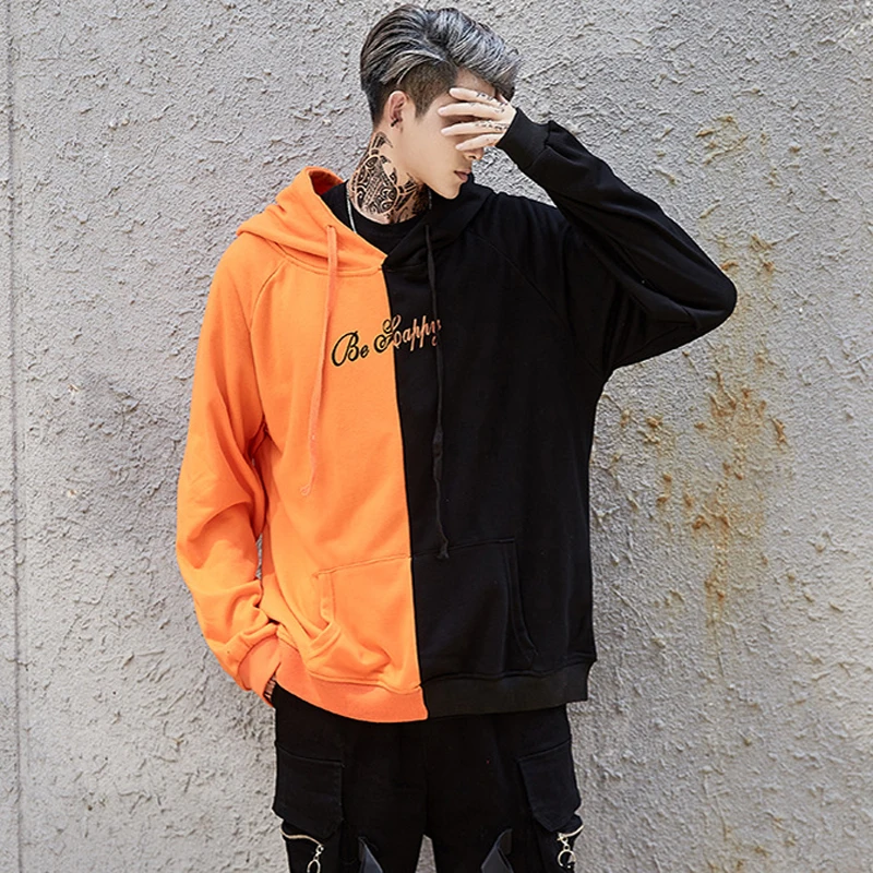 2021 Men Smile Print Headwear Hoodie Pullovers Hip Pop Streetwear Male Casual Fashion Loose Style Patchwork Hoodies
2021 Men Smile Print Headwear Hoodie Pullovers Hip Pop Streetwear Male Casual Fashion Loose Style Patchwork Hoodies