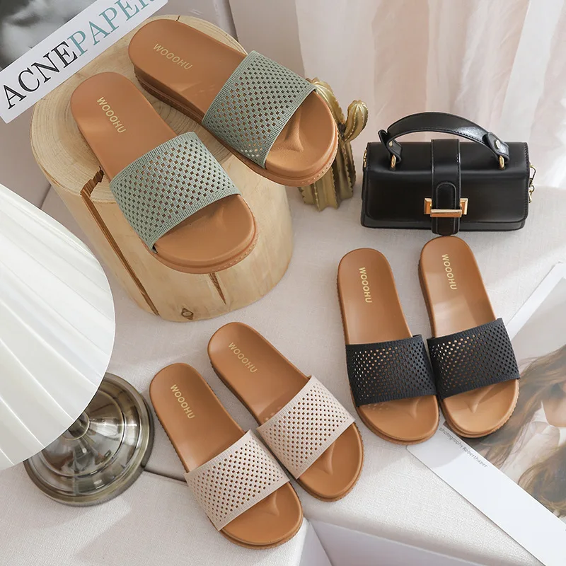 Summer Slippers Non Slip Home Bathroom Slippers Wedges Shoes For Women Outdoor Beach Slides Schuhe Damen Incresed Flip Flops
Summer Slippers Non Slip Home Bathroom Slippers Wedges Shoes For Women Outdoor Beach Slides Schuhe Damen Incresed Flip Flops