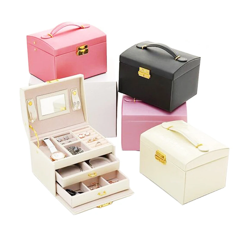 3Layer PU Leather Jewelry Box Drawer Jewelry Display Jewelry Organizer Necklace Ring Earring Bracelet Watch Jewelry Storage Box
3Layer PU Leather Jewelry Box Drawer Jewelry Display Jewelry Organizer Necklace Ring Earring Bracelet Watch Jewelry Storage Box