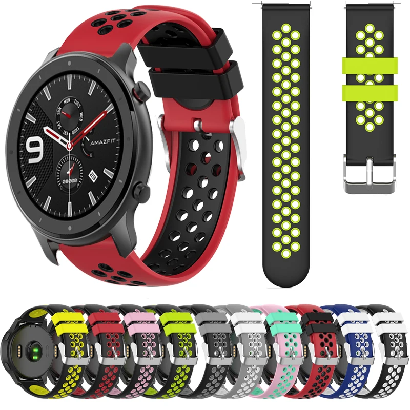 10 colors Silicone Strap Watchband for Xiaomi Huami Amazfit GTR 47MM 42MM GTS Smart WristbandReplacement 22MM 20MM Bracelet Band
10 colors Silicone Strap Watchband for Xiaomi Huami Amazfit GTR 47MM 42MM GTS Smart WristbandReplacement 22MM 20MM Bracelet Band