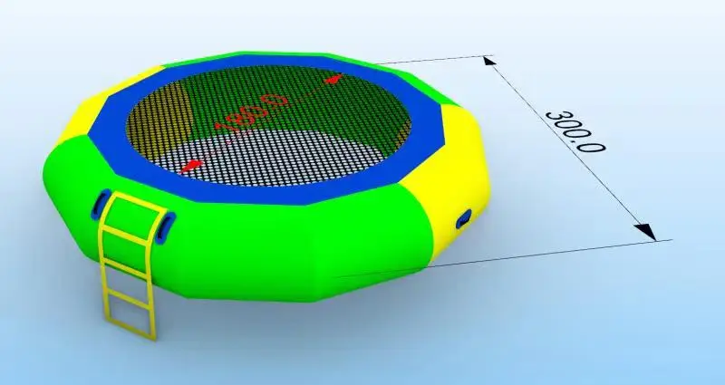 Water Trampoline 3m Diameter PVC Inflatable Bouncer Floating Inflatable Water Jumping Bed Play Equipment
Water Trampoline 3m Diameter PVC Inflatable Bouncer Floating Inflatable Water Jumping Bed Play Equipment