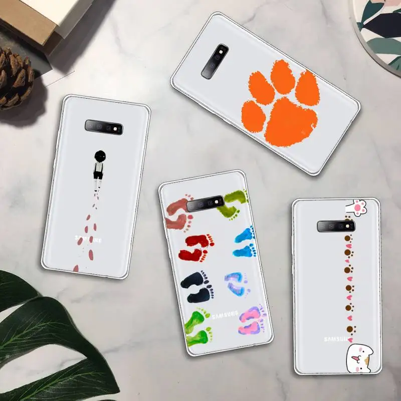 dog footprint Paw Colorful Cute Phone Case Transparent For Samsung Galaxy A71 A21s S8 S9 S10 plus note 20 ultra
dog footprint Paw Colorful Cute Phone Case Transparent For Samsung Galaxy A71 A21s S8 S9 S10 plus note 20 ultra