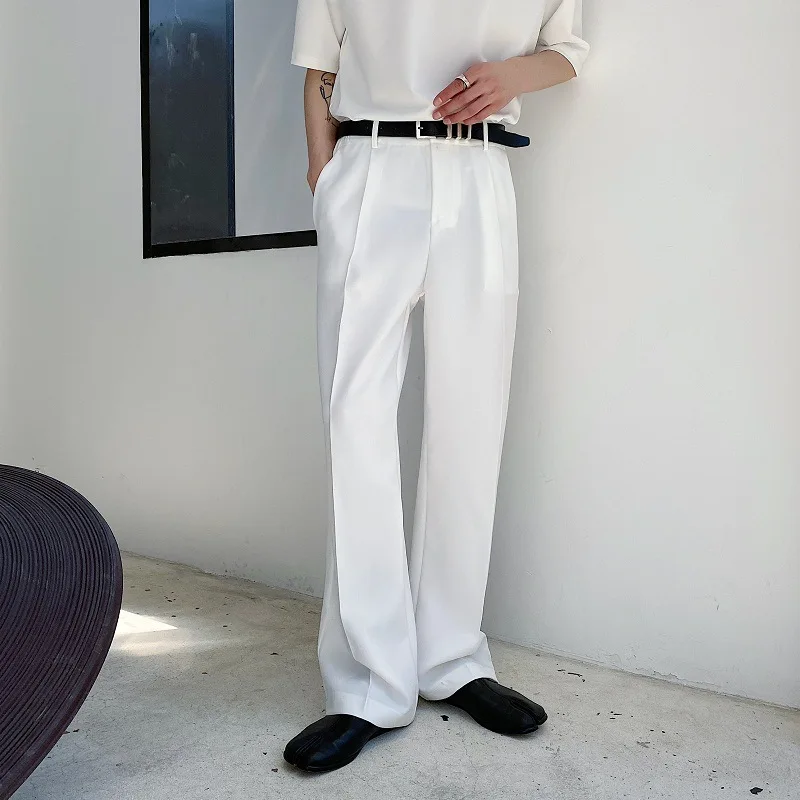 The four seasons joker money suit trousers mop the ground male trousers joker temperament leisure white casual trousers
The four seasons joker money suit trousers mop the ground male trousers joker temperament leisure white casual trousers