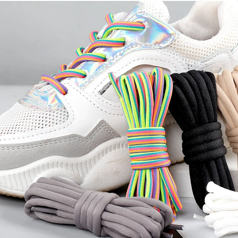 New Round Shoelaces Solid Rainbow Classic Martin Boot Shoelace Casual Sports Boots shoes Lace Sneaker Shoe Laces Strings
New Round Shoelaces Solid Rainbow Classic Martin Boot Shoelace Casual Sports Boots shoes Lace Sneaker Shoe Laces Strings