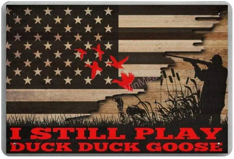 I Still Play Duck Duck Goose Retro Metal Tin Sign Plaque Poster Wall Decor Art Shabby Chic Gift
I Still Play Duck Duck Goose Retro Metal Tin Sign Plaque Poster Wall Decor Art Shabby Chic Gift