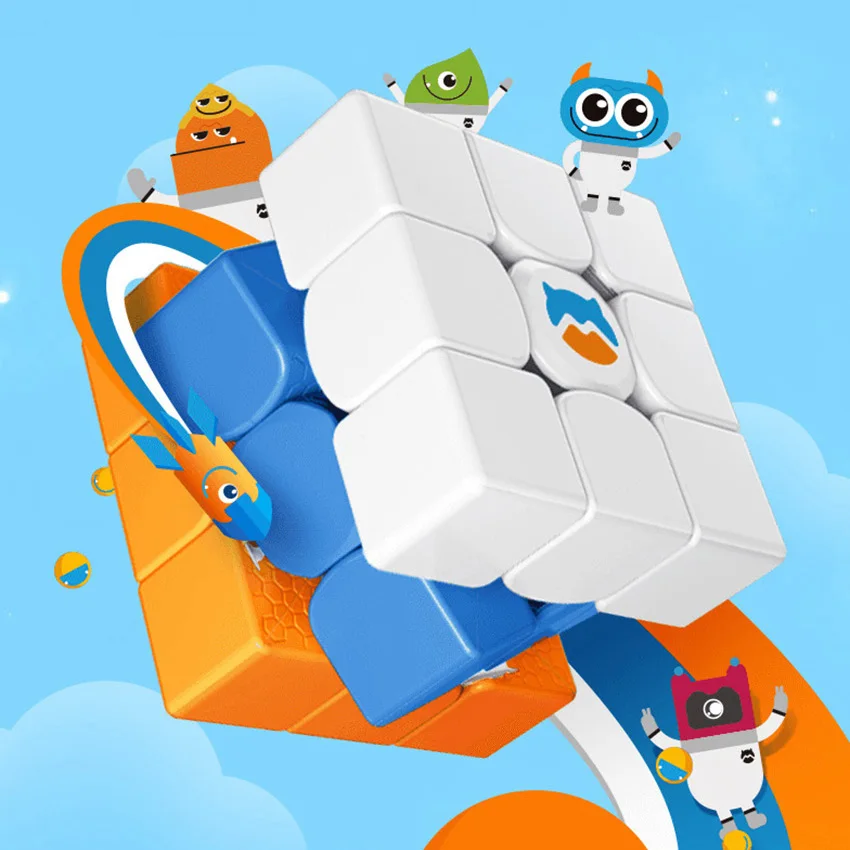 Hot Selling GAN Monster Go MG3 Professional Version 3x3x3 Child Speed Magic Cube Educational Cubing Classroom Puzzle Toys Gift
Hot Selling GAN Monster Go MG3 Professional Version 3x3x3 Child Speed Magic Cube Educational Cubing Classroom Puzzle Toys Gift