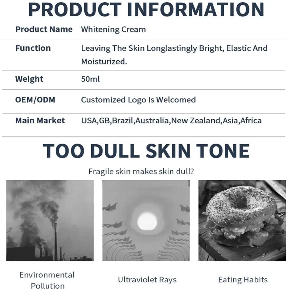 50ml VC Cream All Purpose Skin Face Cream Natural Anti Acne Repair Aging Nourishing Moisturizing K8W7
50ml VC Cream All Purpose Skin Face Cream Natural Anti Acne Repair Aging Nourishing Moisturizing K8W7
