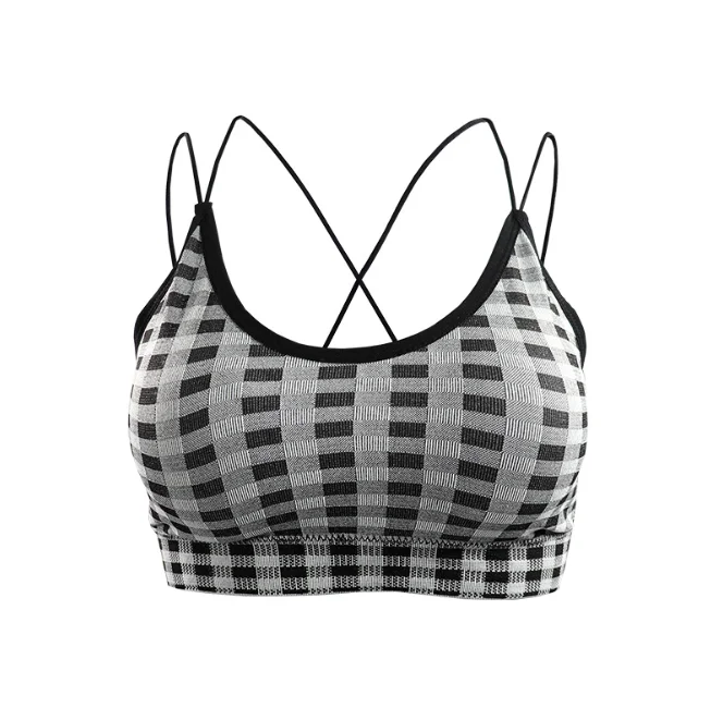Sexy Bra Seamless Plaid Beautiful Back Underwear Without Steel Ring Cross Push up Bra
Sexy Bra Seamless Plaid Beautiful Back Underwear Without Steel Ring Cross Push up Bra