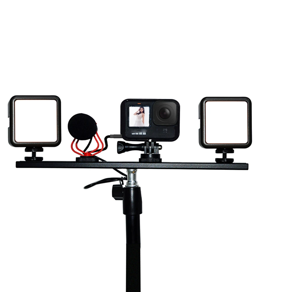 for Live Streaming Bracket Kit 1/4 3/8 Aluminum Alloy Fixing Bracket For Mobile phone Camera for Fill light Microphone etc
for Live Streaming Bracket Kit 1/4 3/8 Aluminum Alloy Fixing Bracket For Mobile phone Camera for Fill light Microphone etc