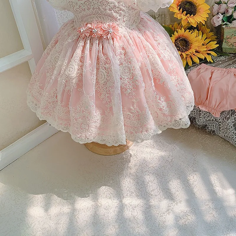 Spanish Baby Girls Lolita Dress Infant Spain Embroidery Ball Gown Frocks Kids Princess Birthday Clothes Summer Girls Lace Dress
Spanish Baby Girls Lolita Dress Infant Spain Embroidery Ball Gown Frocks Kids Princess Birthday Clothes Summer Girls Lace Dress