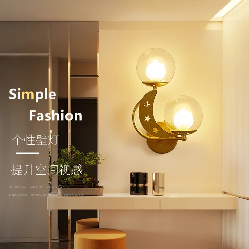 Modern contracted Nordic creative LED lamp european-style bedroom bedside lamp indoor living room background wall lamp G9
Modern contracted Nordic creative LED lamp european-style bedroom bedside lamp indoor living room background wall lamp G9