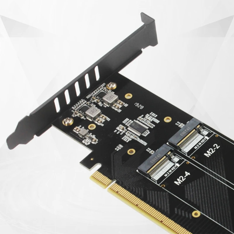 4X NVME PCIE3.0 GEN3 M.2 X16 SSD RAID Card PCI-E VROC M2X16 Support 2U Server PC
4X NVME PCIE3.0 GEN3 M.2 X16 SSD RAID Card PCI-E VROC M2X16 Support 2U Server PC