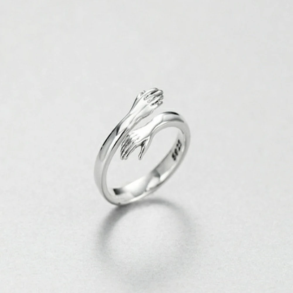 New Creative Love Hug Couple Open Ring Fashion Ladies Men Punk Open Ring Jewelry Anniversary Special Gifts for Lovers
New Creative Love Hug Couple Open Ring Fashion Ladies Men Punk Open Ring Jewelry Anniversary Special Gifts for Lovers