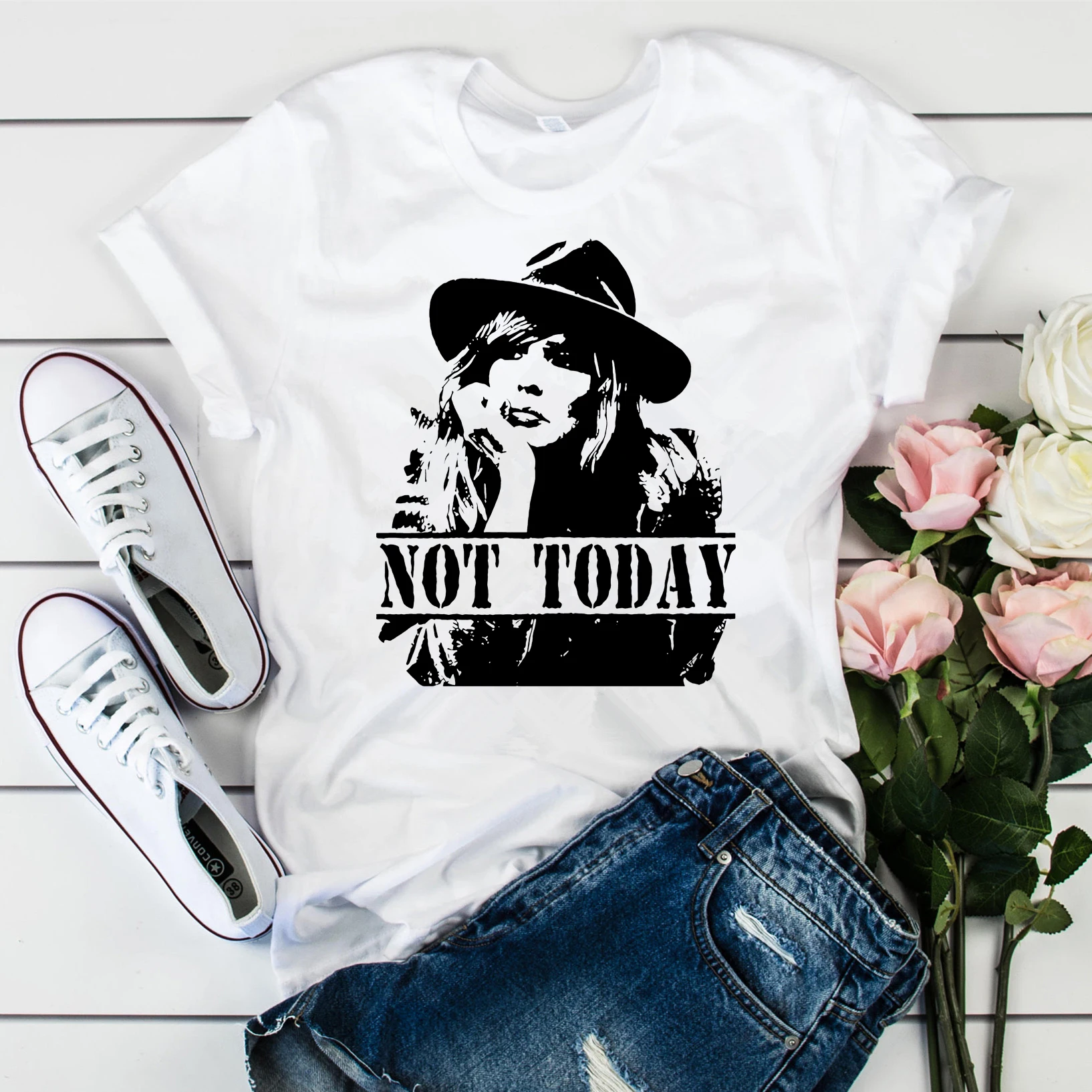 Забавная Футболка с принтом Not Today Beth Dutton Stone футболка Graphic хипстерские Топы Rip Wheeler