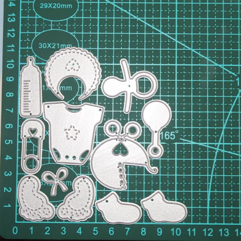 Baby Items Metal Cutting Dies 3D Stencil Mould Scrapbooking DIY Photo Album Stamp Paper Card Art Supplies
Baby Items Metal Cutting Dies 3D Stencil Mould Scrapbooking DIY Photo Album Stamp Paper Card Art Supplies
