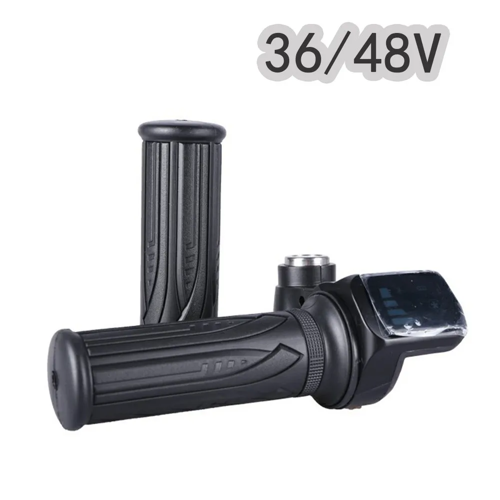 E-bike Speed Control Handle Knob Electric Bicycle E-Scooter 36V 48V LED Display Throttle Handlebar Grip ABS Multifunctional
E-bike Speed Control Handle Knob Electric Bicycle E-Scooter 36V 48V LED Display Throttle Handlebar Grip ABS Multifunctional