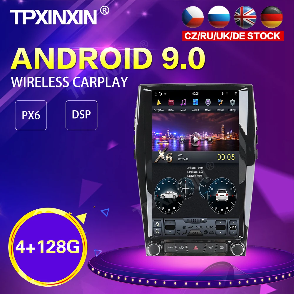 PX6 Android 9.0 4+128G Tesla Style Car Radio For Ford Edge 2015-2019 GPS Navi Auto Audio Stereo Recoder Head Unit DSP Carplay
PX6 Android 9.0 4+128G Tesla Style Car Radio For Ford Edge 2015-2019 GPS Navi Auto Audio Stereo Recoder Head Unit DSP Carplay
