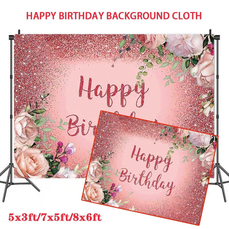 Pink Rose Gold Peony Flower Birthday Vinyl Background Cloth Girl Photo Background Birthday Party Decoration Background Cloth
Pink Rose Gold Peony Flower Birthday Vinyl Background Cloth Girl Photo Background Birthday Party Decoration Background Cloth