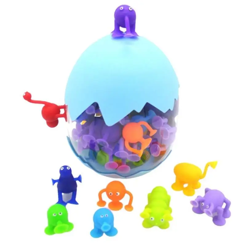 36PCS Silicone Suction Cup Toy With Eggshell Storage Box Sticky Music Stitching Bath Toy Children'S Educational Toy Gift
36PCS Silicone Suction Cup Toy With Eggshell Storage Box Sticky Music Stitching Bath Toy Children'S Educational Toy Gift