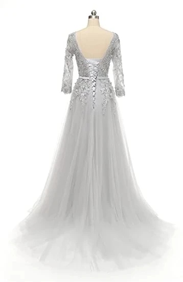 ANGELSBRIDEP Scoop-Neck A-Line Long Evening Party Gowns Vestidos de festa Formal Applique Tulle Celebrity Prom Dresses
ANGELSBRIDEP Scoop-Neck A-Line Long Evening Party Gowns Vestidos de festa Formal Applique Tulle Celebrity Prom Dresses