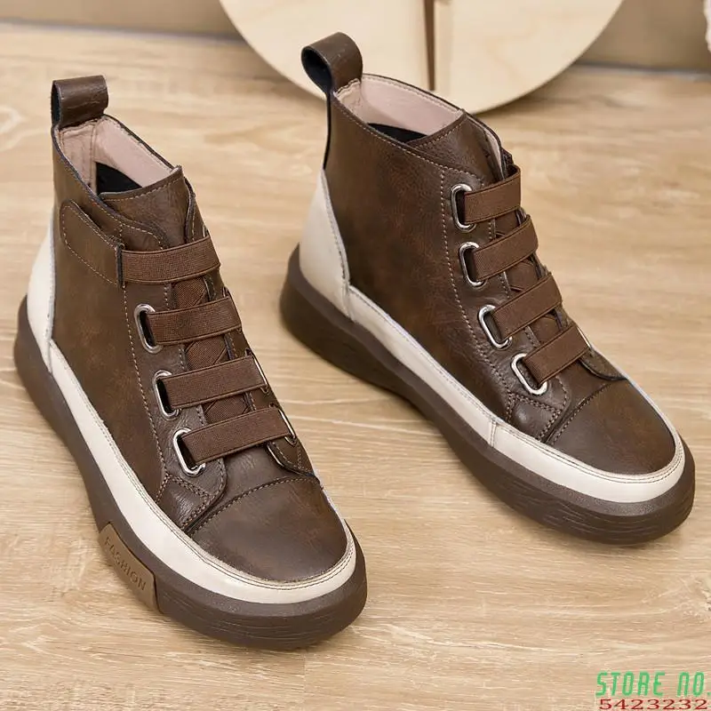 Genuine Leather Platform Sneakers for Women 2021 Chunky Shoes Woman Flats Tennis Female Ladies Sneakers Woman Fashion Large Size
Genuine Leather Platform Sneakers for Women 2021 Chunky Shoes Woman Flats Tennis Female Ladies Sneakers Woman Fashion Large Size