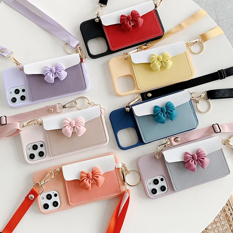 Cartoon Bow Wallet lanyard Soft Phone Case for OPPO Reno ACE 2Z 2F 10X Zoom 3 4 SE 5 Pro K7 Coin Purse cover Card Candy Cases
Cartoon Bow Wallet lanyard Soft Phone Case for OPPO Reno ACE 2Z 2F 10X Zoom 3 4 SE 5 Pro K7 Coin Purse cover Card Candy Cases