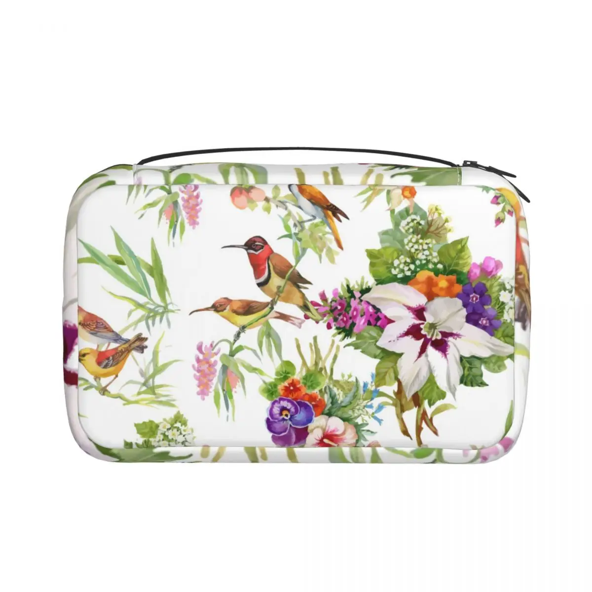 Hanging Toiletry Bag Watercolor Wild Birds Flowers Travel Toiletry Wash Organizer Kit Cosmetics Make Up Sturdy Hanging Bag 
Hanging Toiletry Bag Watercolor Wild Birds Flowers Travel Toiletry Wash Organizer Kit Cosmetics Make Up Sturdy Hanging Bag