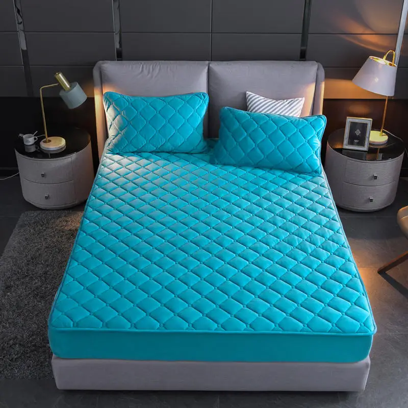 1 Pc Flannel Fitted Sheet With Elastic Quilted Embossed Mattress Cover Queen King Size Solid Color Plain Dyed Double Bed Pad
1 Pc Flannel Fitted Sheet With Elastic Quilted Embossed Mattress Cover Queen King Size Solid Color Plain Dyed Double Bed Pad