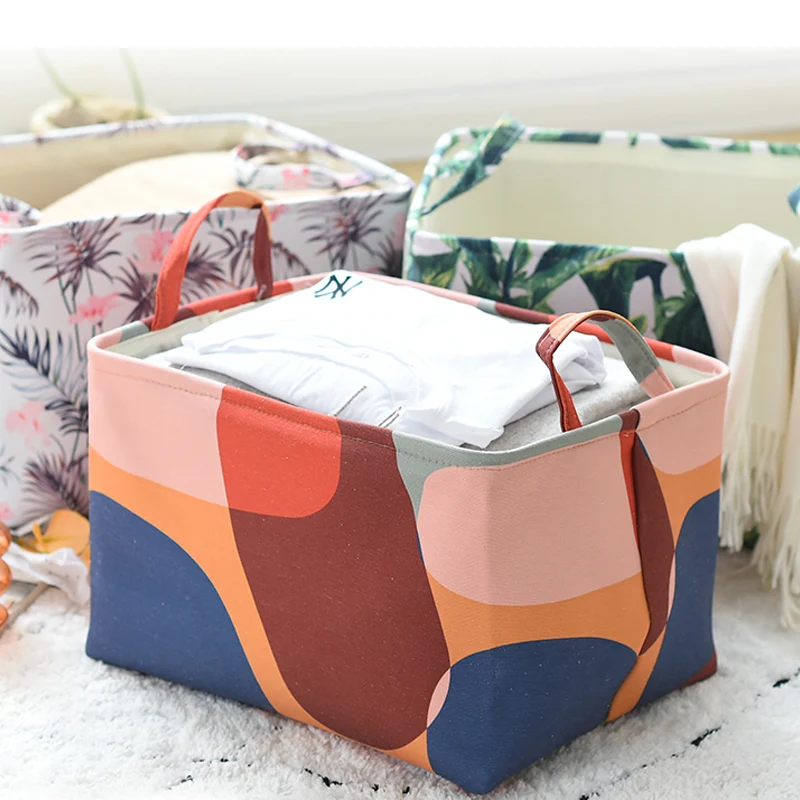 Canvas Clothing Quilt Storage Basket Baby Toy Wardrobe Wear-resistant Beam Mouth Nordic Style laundry basket organizing
Canvas Clothing Quilt Storage Basket Baby Toy Wardrobe Wear-resistant Beam Mouth Nordic Style laundry basket organizing