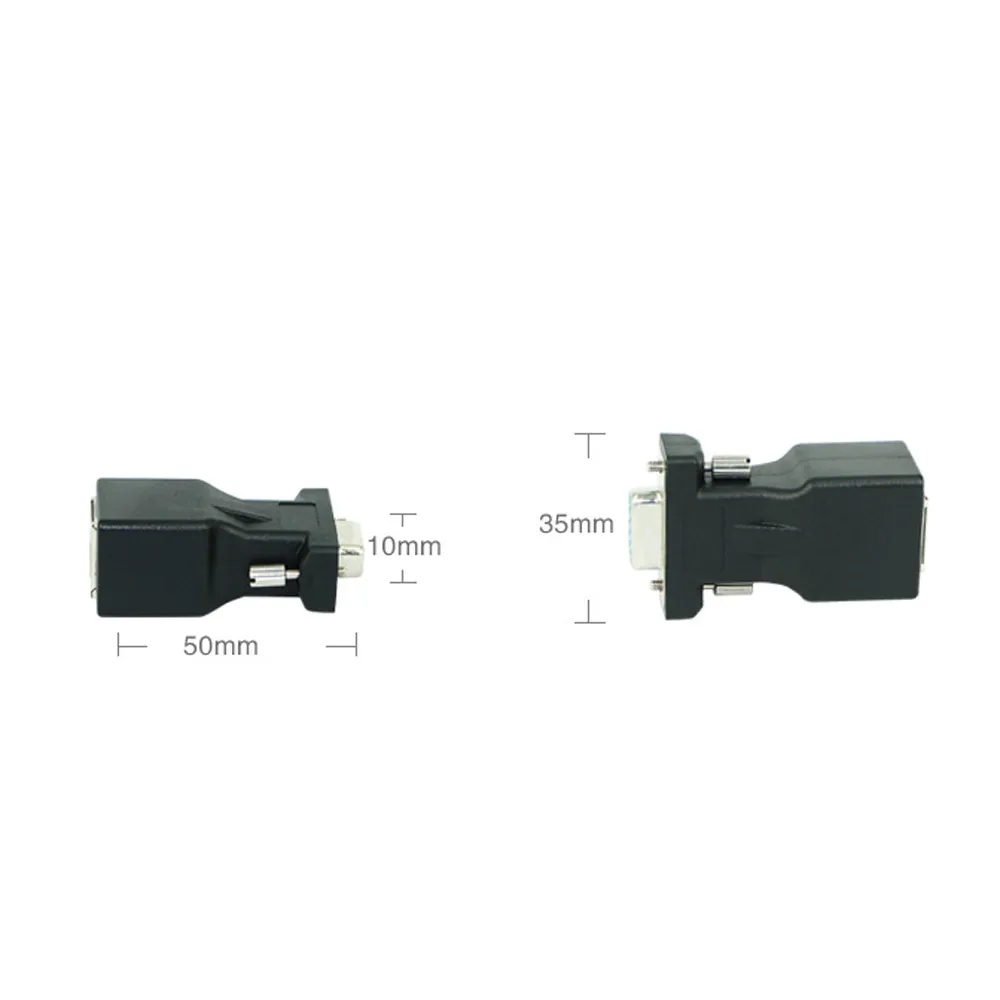 Кабели-удлинители VGA штекер-гнездо к LAN RJ45 CAT5 CAT6 20 м сетевой кабель-адаптер кабели