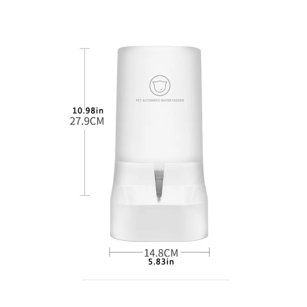 3.8L Automatic Pet Feeder Dogs Cats Food Bowl Dispenser Storage Grain Barrel White Drinking Fountain Pet Products 
3.8L Automatic Pet Feeder Dogs Cats Food Bowl Dispenser Storage Grain Barrel White Drinking Fountain Pet Products