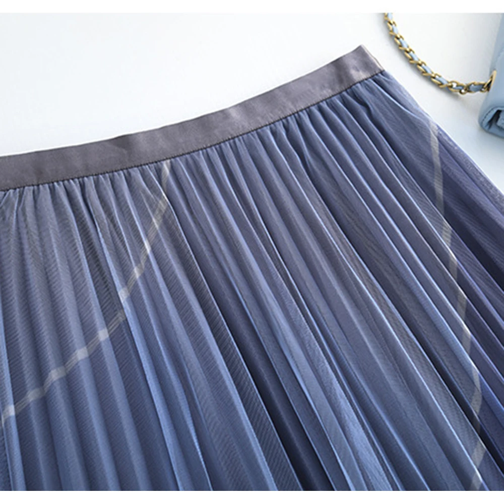 FairyShely 2021 Spring Summer Korean Elegant Women Gradient Gauze Ballet Skirt High Waist Elastic Band Pleated Tulle Veil Skirts
FairyShely 2021 Spring Summer Korean Elegant Women Gradient Gauze Ballet Skirt High Waist Elastic Band Pleated Tulle Veil Skirts