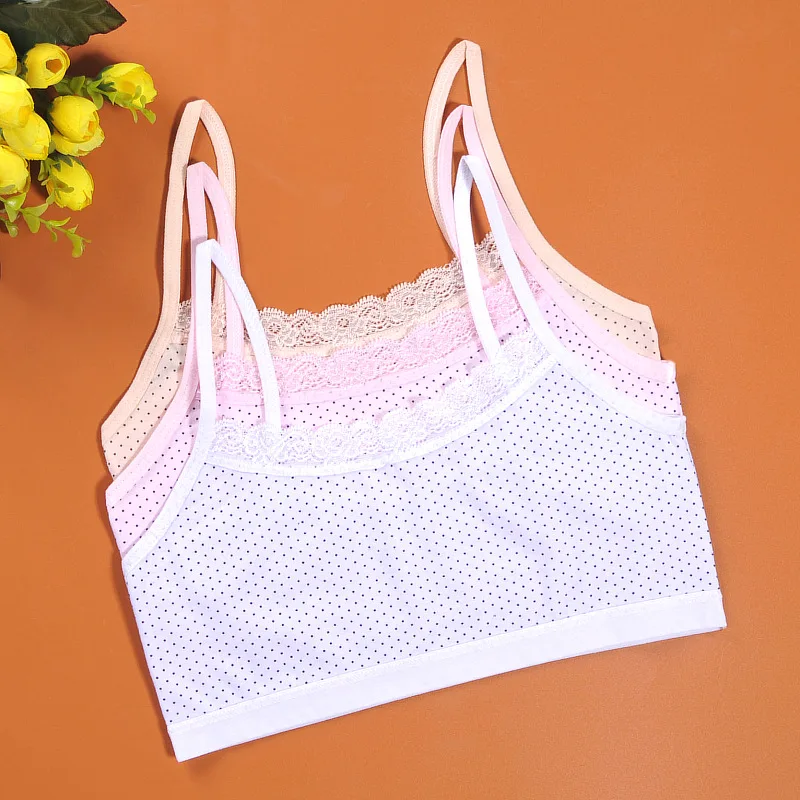 3pcs Teenage Bra for Girls Training Bra for Teen Puberty Children Underwear for Girls Young Girls Vest Girl Underwear Clothing 
3pcs Teenage Bra for Girls Training Bra for Teen Puberty Children Underwear for Girls Young Girls Vest Girl Underwear Clothing