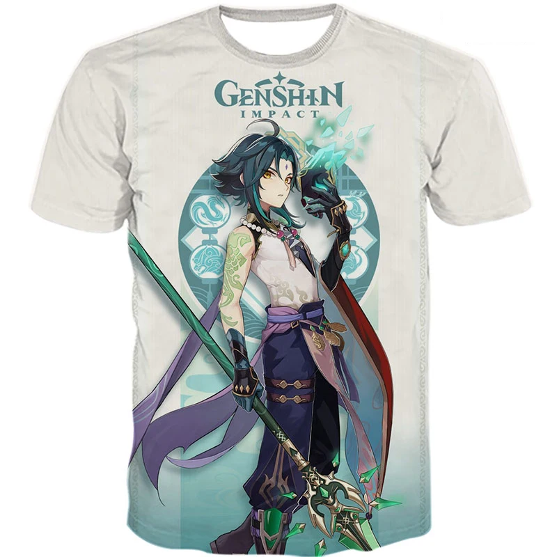 2021 Hot Sale Genshin Impact 3D Printed T-Shirt Classic Men Women Daily Casual Fashion Tops Summer Cool Round Neck Short Sleeved
2021 Hot Sale Genshin Impact 3D Printed T-Shirt Classic Men Women Daily Casual Fashion Tops Summer Cool Round Neck Short Sleeved