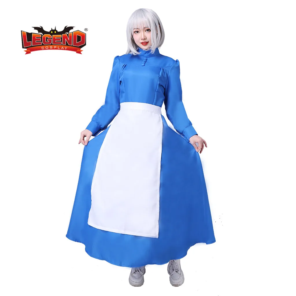 Howl's Moving Castle cosplay costume Cleaning lady maid apron dress cosplay costume Sophie hatter blue dress cosplay costume
Howl's Moving Castle cosplay costume Cleaning lady maid apron dress cosplay costume Sophie hatter blue dress cosplay costume